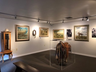 view of the inside of one of the exhibition rooms